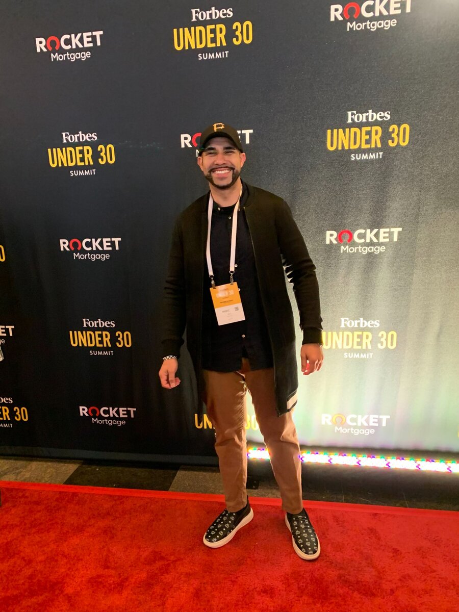 Marc Illy photographed at the Forbes Under 30 Summit